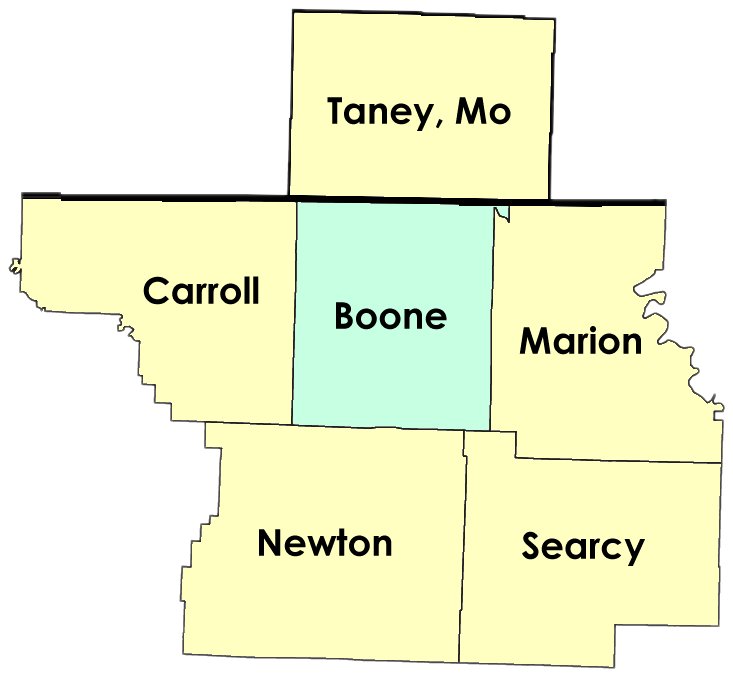 Location, Boone County, ARGenWeb