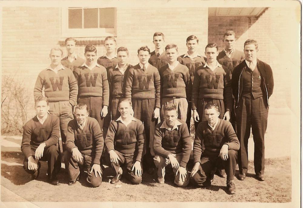 Warren High School Class of 1938 Football Squad