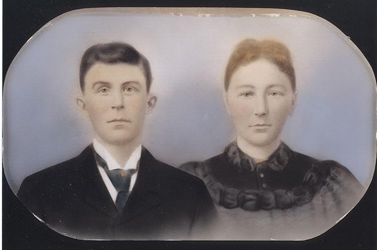 Alvin Williams and Della Parnell Williams, ca 1905