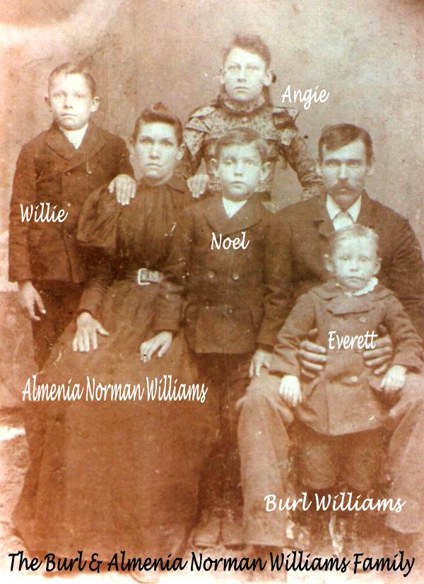 Burl and Almenia Norman Williams Family
