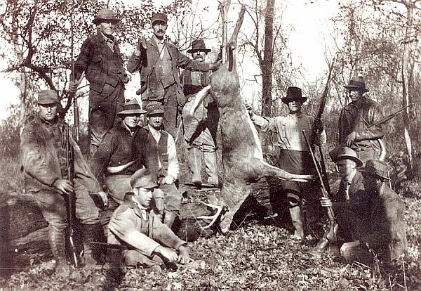 Daniel G. Wilfong and hunting party