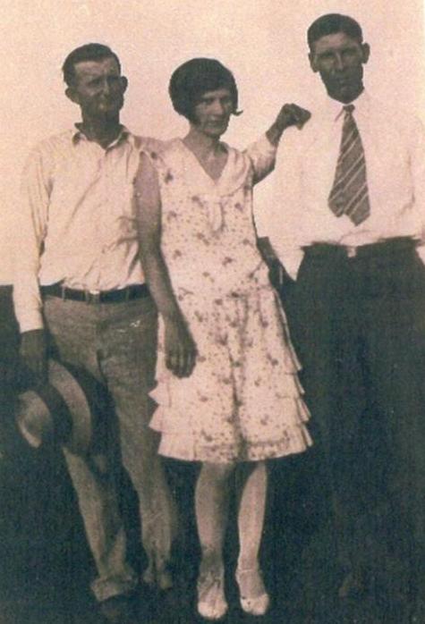 Carl Wear, his sister Ruby Wear Neely and her husband Ervin Neely