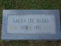 Laura Lee Banks Tombstone