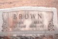 Aren & Joann Brown Tombstone