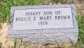 Infant Son Brown Tombstone
