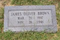 James Oliver Brown Tombstone