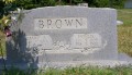 Mary & Hollis Brown Tombstone