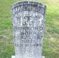 Martha Burford Tombstone
