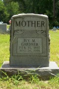 Ivy M. Gardner Tombstone