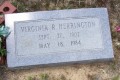 Virginia R. Herrington Tombstone