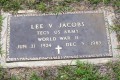 Lee V. Jacobs Tombstone