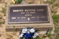 Harvey Eugene Lain Tombstone