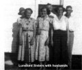 Lunsford Sisters with Husbands