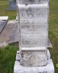 Alex May Tombstone