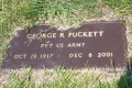 George R. Puckett Tombstone