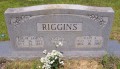 Edgar James and Mary A. Riggins Tombstone