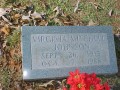 Virginia Mitchell Johnson Tombstone