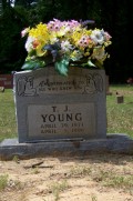 Trent T. J Young, Jr. Tombstone - Macedonia Cemetery