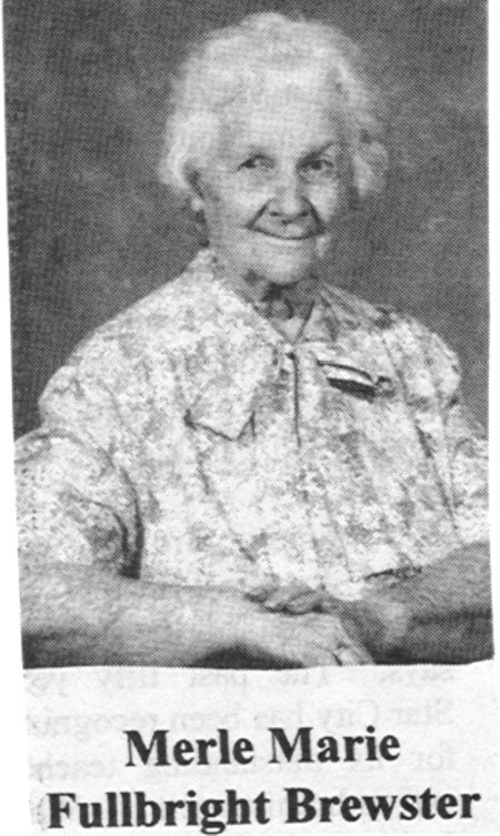 Merle Marie Fullbright Brewster