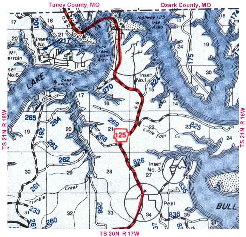Township 21N, Range 17W Map
