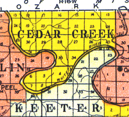 Cedar Creek Township Map