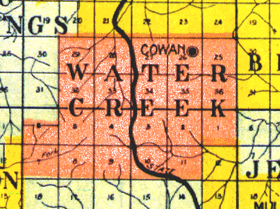 Water Creek Township Map
