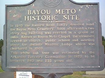 Bayou Meto Cemetery, Pulaski County, Arkansas