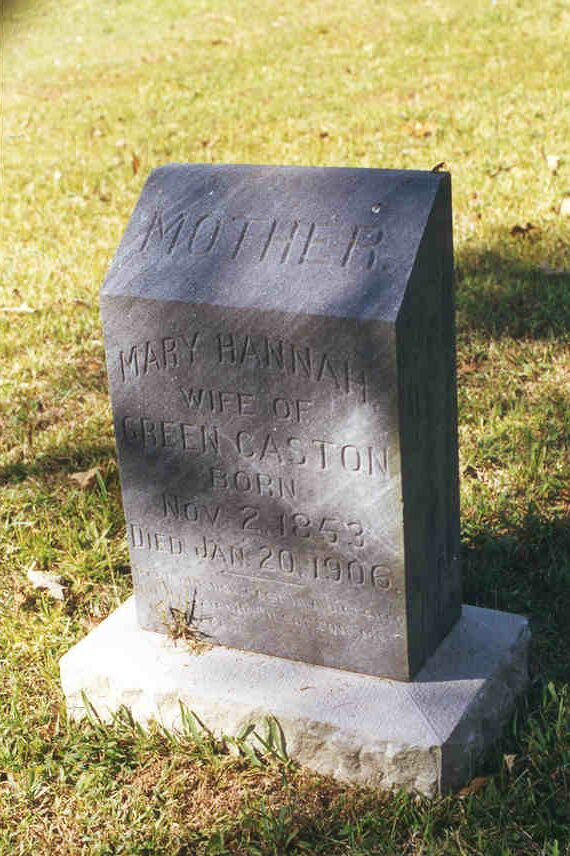 Mary Hannah Caston, Pulaski County, Arkansas