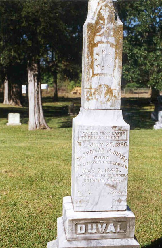 Dr. Thomas M. Duval, Pulaski County, Arkansas