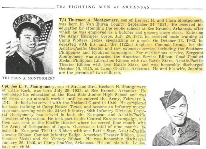 Thurmon A & Joe L.V. Montgomery, Pulaski County, Arkansas