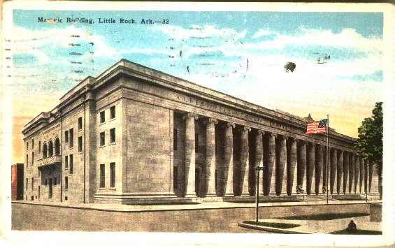Masonic Building, Little Rock, Pulaski County, ARGenWeb