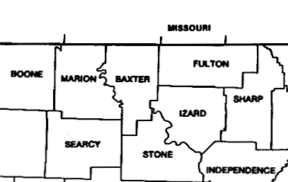 Baxter County Arkansas Maps